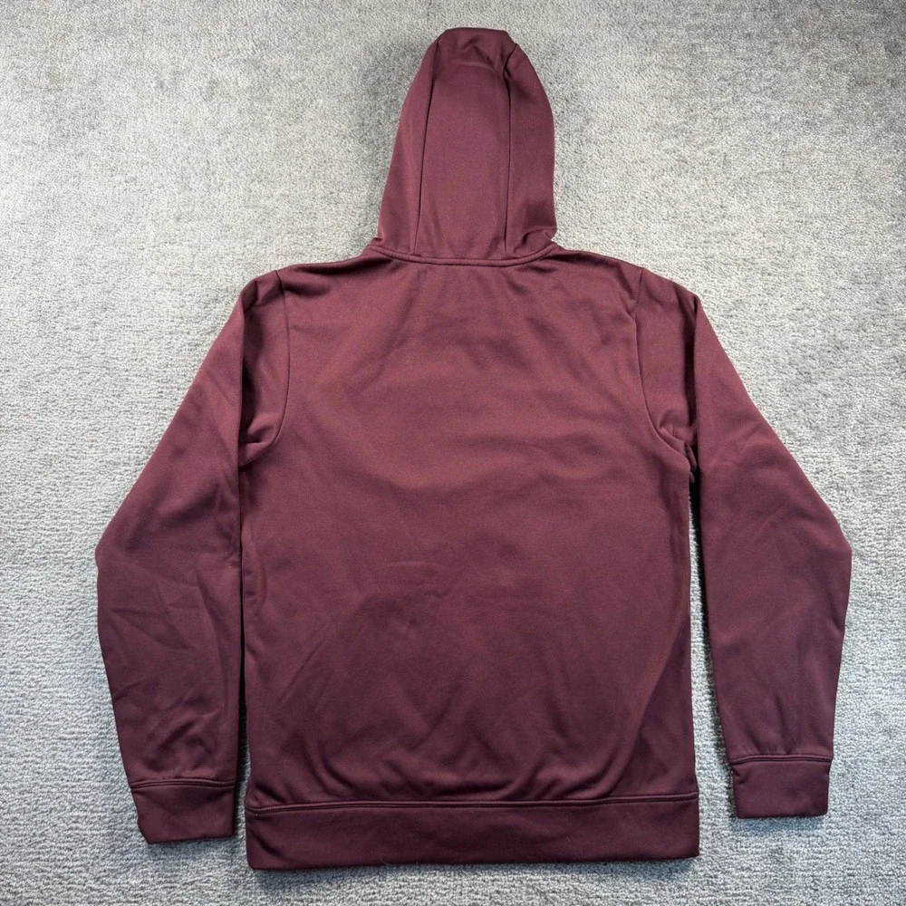 The North Face Mens Hoodie Maroon Burgundy Pullover Logo NF0A2TGG Medium